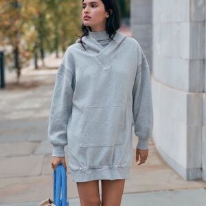 NWT- Daily Practice by Anthropologie Hooded Mini Dress/Tunic